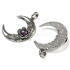 Подвески из натурального аметиста &nbsp;G-P547-04AS-03