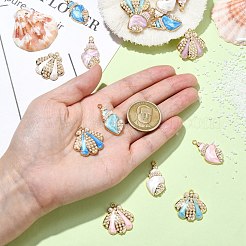 20 шт. 10 стиля подвески из сплава и эмали на морскую тематику&nbsp;FIND-CJ0002-93