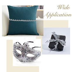 Нейлон и отделка из золотистого металлического кружева&nbsp;OCOR-WH0070-225B