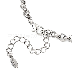 2шт. браслеты с подвесками из нержавеющей стали 304&nbsp;BJEW-JB12823