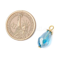 12шт 6 цвета подвески из гальванического стекла&nbsp;PALLOY-JF03956