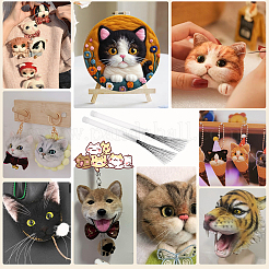 100шт нейлоновая борода&nbsp;FIND-WH0148-510