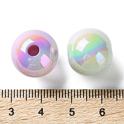 Непрозрачные акриловые бусины с УФ-покрытием&nbsp;PACR-D288-23