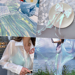 Лазерная полиэфирная ткань&nbsp;DIY-WH20013-96B