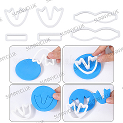 4 коробка 2 вида пластиковых форм&nbsp;DIY-SC0030-52A