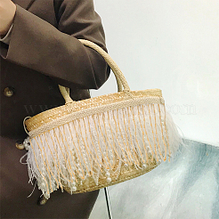 1 ярд полиэстерового кружева с кисточкой из стеклянных бусин&nbsp;DIY-WR0003-84A