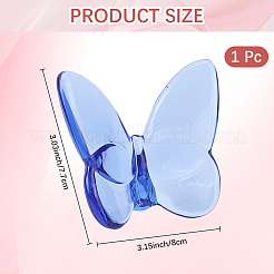 Стеклянные бабочки-декорации&nbsp;AJEW-WH20019-14E