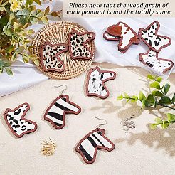 Набор для самостоятельного изготовления сережек в виде головы лошади&nbsp;DIY-OC0009-81