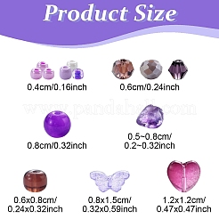 Наборы для самостоятельного изготовления бижутерии из стеклянных бусин&nbsp;DIY-YW0012-04A