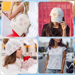 Исправление узора снежинки стразами&nbsp;DIY-WH0430-205C