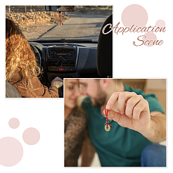 2 шт. латунные монеты подвесные украшения&nbsp;HJEW-FH0001-65B