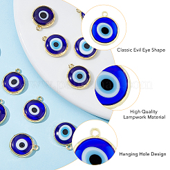 16шт 2 цвета подвески ручной работы лэмпворк&nbsp;LAMP-HY0001-04