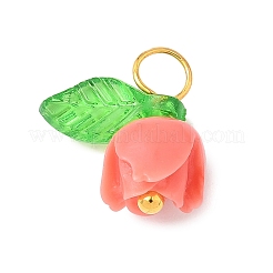 Подвески из синтетических ракушек в форме цветка&nbsp;PALLOY-JF03862-04