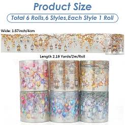 6 рулон 6-х цветной ленты с подсветкой&nbsp;DIY-CP0011-86