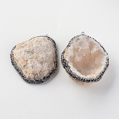 Самородки естественный druzy агата большие подвески&nbsp;G-K096-01