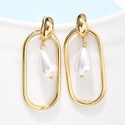 Прямоугольные серьги-гвоздики из нержавеющей стали 304&nbsp;EJEW-C142-06G