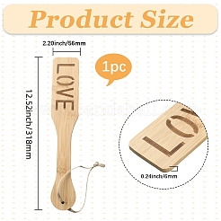 Бамбуковая лопатка для шлепков для взрослых&nbsp;TOOL-WH20067-06C