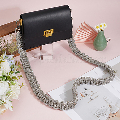 1 шт. плетеные ремни для сумок со стразами и железными застежками&nbsp;PURS-DR0001-02B