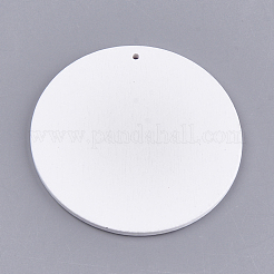 Печатные деревянные большие подвески&nbsp;WOOD-S048-33