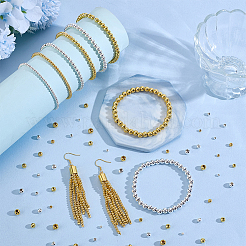 8 стиль латунные гладкие круглые бусины&nbsp;KK-PH0013-53