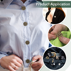 20 шт. пуговицы из сплава&nbsp;BUTT-PH0001-58AB