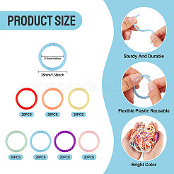 140 шт. 7-х цветный пластиковый переплет с отрывными листами на шарнирных кольцах&nbsp;FIND-TA0008-27