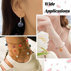 9 шт. 9 стиля подвески из латуни и акрила&nbsp;OACR-CJ0002-67