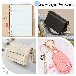 4шт 4 стиля сплава цветной брелок со стразами&nbsp;KEYC-WR0001-25