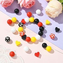 Пищевые экологически чистые силиконовые бусины&nbsp;SIL-YW0001-41