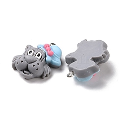 Подвески из непрозрачной смолы&nbsp;LS-RESI-G032-I05