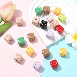 20 шт. непрозрачные акриловые бусины для выпечки&nbsp;OACR-YW0004-29