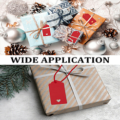 50 шт. бирки для ювелирных изделий из крафт-бумаги&nbsp;CDIS-LP0001-27