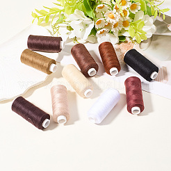 10 шт. нитки швейные полиэстеровые 10-х цветов&nbsp;SENE-CY0001-05B