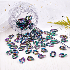 100 шт. 2 стильных акриловых соединительных кольца&nbsp;OACR-PH0001-68