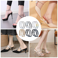 6 комплект из 6-х видов эластичной искусственной кожи со стразами для шнурков&nbsp;FIND-FH0009-42