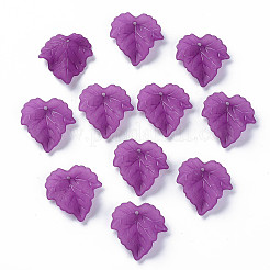 Осенняя тема прозрачные матовые акриловые подвески&nbsp;LS-X-PAF002Y-26