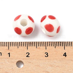 Фарфора ручной работы европейский бусины&nbsp;PORC-C009-01E