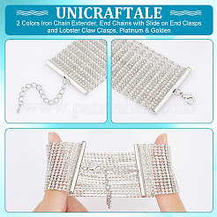 20шт 2-х цветный железный удлинитель цепи&nbsp;IFIN-UN0001-09