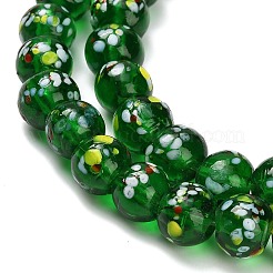 Бусы лэмпворк ручной работы&nbsp;LAMP-H071-01C-02