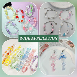 300 г 10-х цветных акриловых бусин&nbsp;SACR-ME0001-03