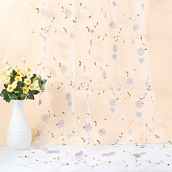 3d цветочная молочная ткань для вышивки&nbsp;AJEW-WH20006-241B