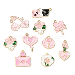 45 шт. 9 стиля подвески из сплава и эмали на тему Дня святого Валентина&nbsp;FIND-CJ0003-74