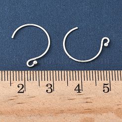 925 серебряные крючки с родиевым покрытием&nbsp;STER-E068-05S