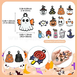 26 шт. 13 стиля подвески из сплава с эмалевым покрытием&nbsp;ENAM-FS0002-09