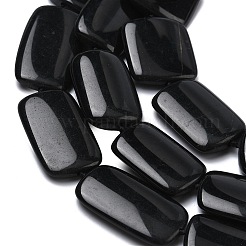 Натуральный черный камень бисер нитей&nbsp;G-L650-C01-01