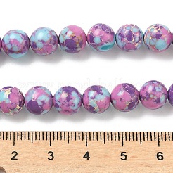 Синтетические окрашенные нити императорской яшмы&nbsp;G-D077-A01-03P