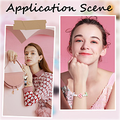 36шт УФ-покрытие непрозрачные акриловые бусины&nbsp;MACR-SC0001-87