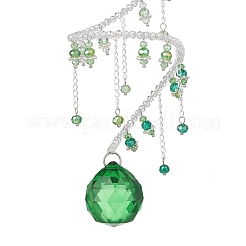 Стеклянные каплевидные подвесные ловцы солнца&nbsp;HJEW-TA00413-01