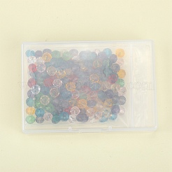 10 цвет стеклянные бусины&nbsp;EGLA-SZ0001-41