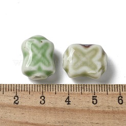 Фарфоровые бусины ручной работы&nbsp;PORC-L080-E